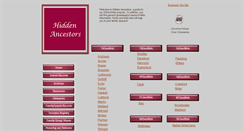 Desktop Screenshot of hiddenancestors.com
